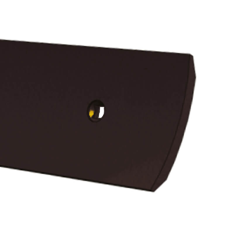 BEFCO Box Scraper for Tractor angled view, black with connection point and smooth edges.