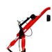 BEFCO Hydraulic Downforce Kit for Post Hole Diggers, red, angled view with hydraulic components.