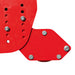 Destroyer D90 Flail Shredder by BEFCO, red metal with visible bolts and attachments.