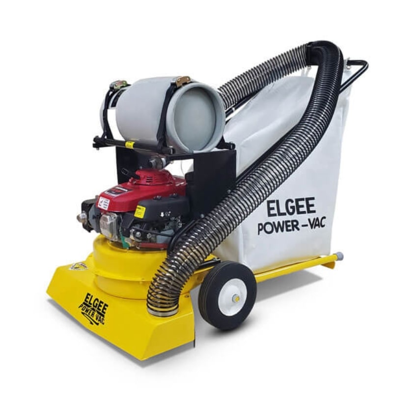 Elgee Power-Vac with flexible hose attached to engine unit.