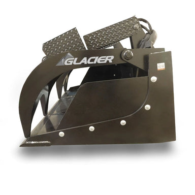 Extreme Grapple Bucket — Glacier Attachments - Side View Logo