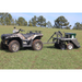 Firminator G3 ATV_UTV Seeder hooked up to ATV in a field