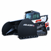 Glacier Severe commercial snow pusher mounted on Bobcat compact track loader