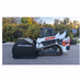 Glacier Severe snow pusher mounted on Bobcat T66 compact track loader