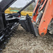 HD Soil Conditioner by Prime Attachments, angled view, featuring black construction with sharp, durable tines.