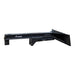 Glacier Attachments Inverted Log Splitter for Skid Steer, black, angled view with sturdy design elements.