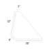 John Deere Quick Attach Bucket Drawing with Dimensions