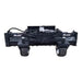 Glacier Skid Steer Soil Conditioner front view, black with wheels and attachment features.