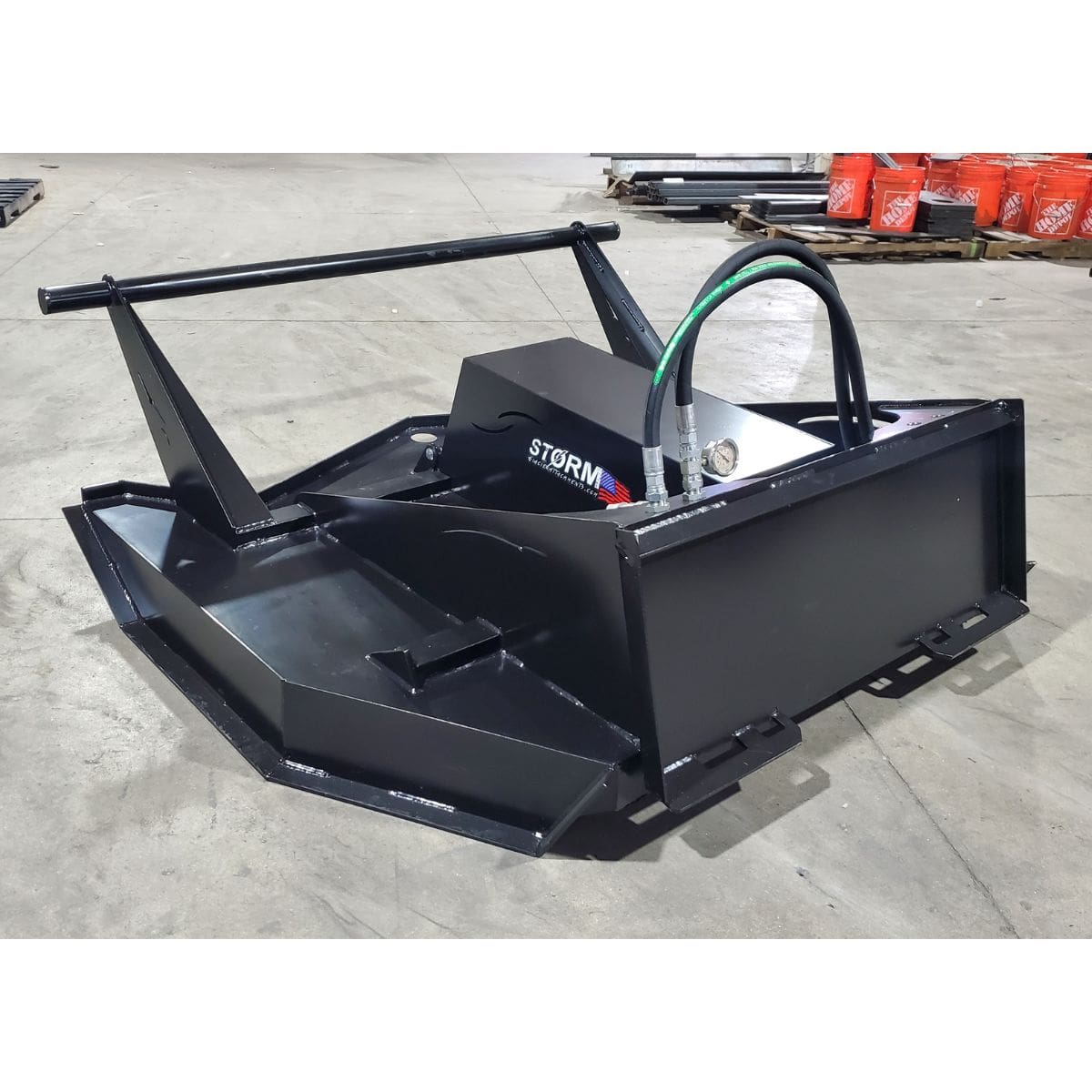 Storm 72 Inch Brush Cutter for Skid Steer - side View