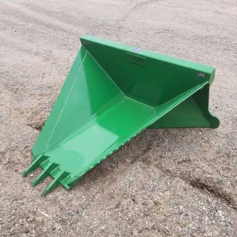 Storm Stump Bucket - Side View John Deere