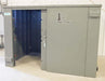 Swisher 20 Person ESP Wheelchair Accessible Storm Shelter, gray, front view with double doors.