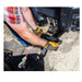 Swisher 2850 62" UTV Plow Blade attachment, black, showing mounting mechanism and rope.