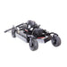 Swisher 44 Commercial Pro Rough Cut Mower, angled view, black with large front wheels and engine.