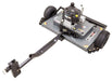Swisher 44 Finish Cut Mower, angled view, featuring Briggs & Stratton engine and durable wheels.