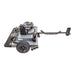 Swisher 44 Finish Cut Mower, top view, gray with black wheels and 11.5 HP engine.