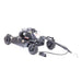 Swisher 44 Commercial Pro Rough Cut Mower, black with wheels and adjustable handle for easy maneuverability.
