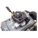 Swisher 44 Trail Mower, top view featuring 11.5 HP Briggs & Stratton engine and handle.