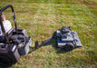 Swisher 44 Trail Mower 11.5 HP, angled view with handlebars, engine, and rear wheels.
