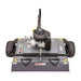Swisher 44 Trail Mower 11.5 HP, front view with gray deck, engine, and rugged wheels.