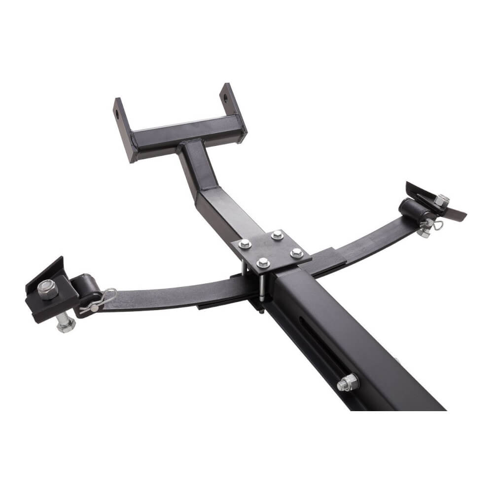 Swisher 50" ATV Commercial Pro Plow Combo 19975, angled black metal plow with durable mounting brackets.