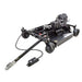 Swisher 52" Rough Cut Mower, 14.5 HP Kawasaki, black with wheels and towable design.