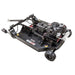 Swisher 52" Rough Cut Mower, 14.5 HP, 12V Kawasaki, black with detachable wheels and engine.