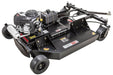 Swisher 52" Rough Cut Mower, angled view, black with powerful engine and durable wheels.
