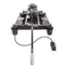 Swisher 52" Rough Cut Mower, front view, black with 14.5 HP Kawasaki engine and wheels.