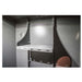 Swisher 6 Person ESP Safety Shelter interior view, gray metal with shelf and mounting brackets.
