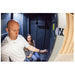 Swisher 6 Person ESP Safety Shelter, interior view with sturdy walls and secure door handle.