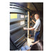 Swisher 6 Person ESP Safety Shelter interior view with heavy-duty door and secure handle.