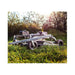 Swisher 60" Trail Mower 12V 15.5 HP, angled view with wheels and engine components visible.