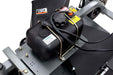 Swisher 60" Trail Mower 12V fuel tank with black design and integrated safety features.