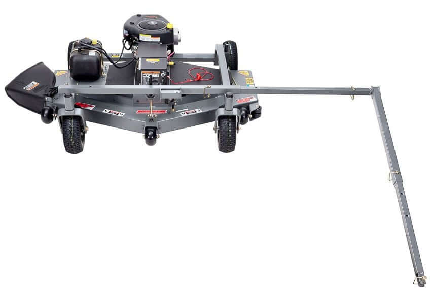 Swisher 60" Trail Mower, gray with 15.5 HP Briggs & Stratton engine and large wheels.