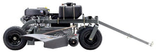 Swisher 60" Trail Mower, gray side view with a Briggs & Stratton engine and large wheels.