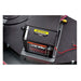 Swisher 60" Trail Mower with caution signs, 12V battery compartment, and detailed controls view.