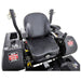Swisher 60" Zero Turn Mower with black seat, control levers, and ergonomic design.
