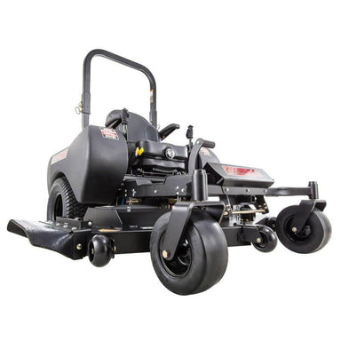 Swisher 60" Zero Turn Mower, 24 HP Briggs & Stratton, black body with large rear wheels.