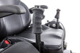 Swisher 60" Zero Turn Mower with 24 HP Briggs & Stratton, featuring textured control handles and black seating.