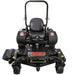 Swisher 60" Zero Turn Mower, 24 HP Briggs & Stratton, front view with black cushioned seat and controls.