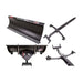 Swisher 62" UTV Commercial Pro Plow Combo, angled black plow with adjustable mounting components.