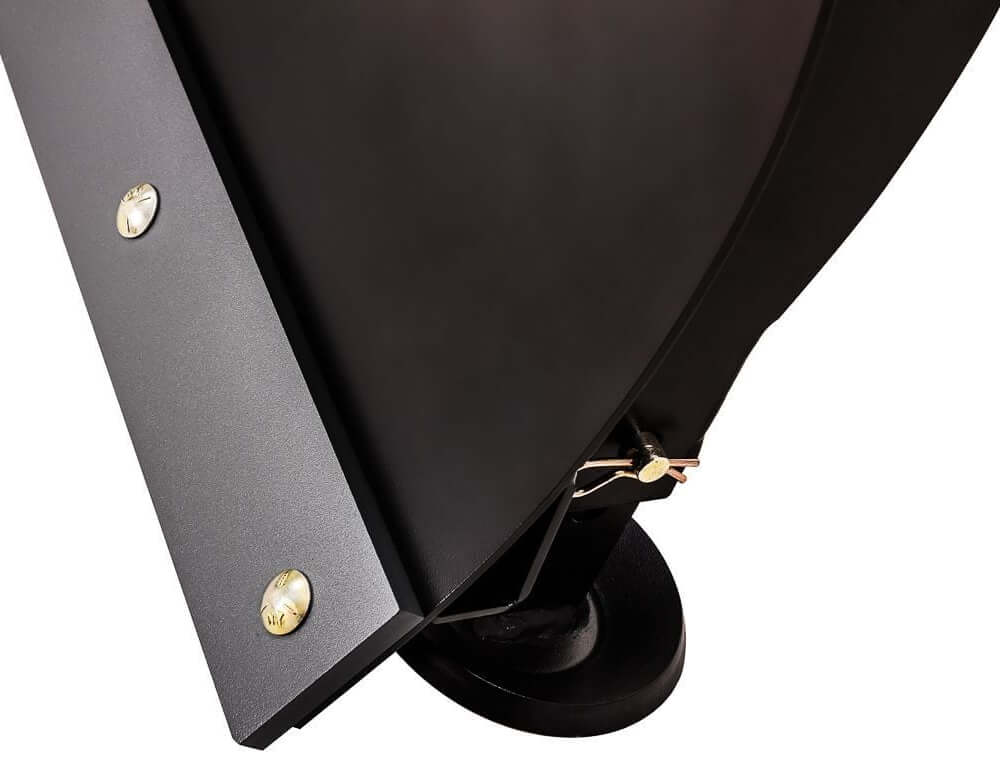 Swisher 62" UTV Commercial Pro Plow Combo 20040, black angled plow blade with mounting hardware.