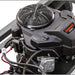 Swisher 66 Commercial Mower 14.5HP Kawasaki engine, black with intricate detailing and power features.