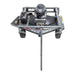 Swisher 66 Commercial Mower 14.5HP Kawasaki 12V, gray with powerful engine and sturdy wheels.