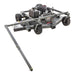 Swisher 66 Commercial Mower, 14.5HP Kawasaki engine, gray with wheels and cutting deck.