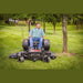 Swisher 66 Zero Turn Mower, black, with 24 HP engine, angled view, featuring a sleek design.