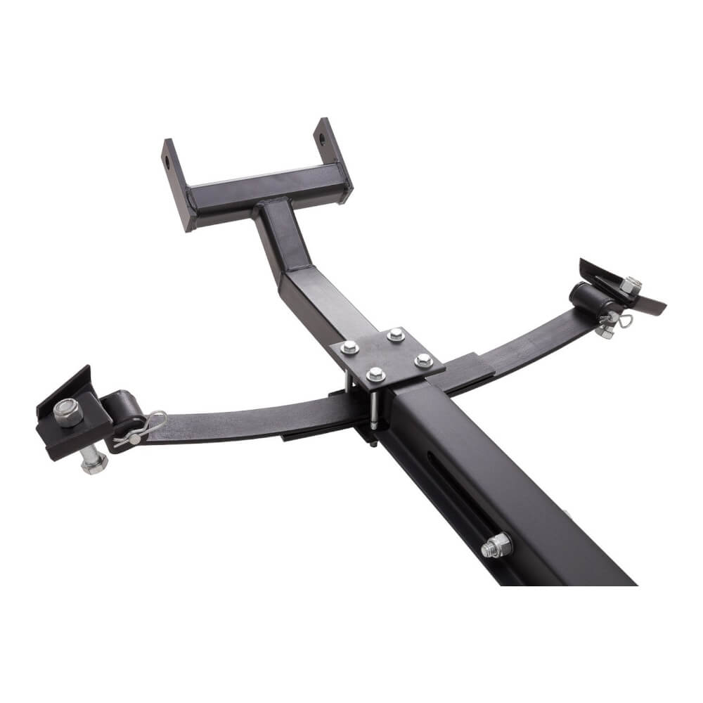 Swisher ATV Plow Mount Kit 20101, black metal structure with bolts, angled view for installation.