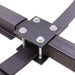 Swisher ATV Plow Mount Kit 20101, durable black metal with bolted connections and angled design.