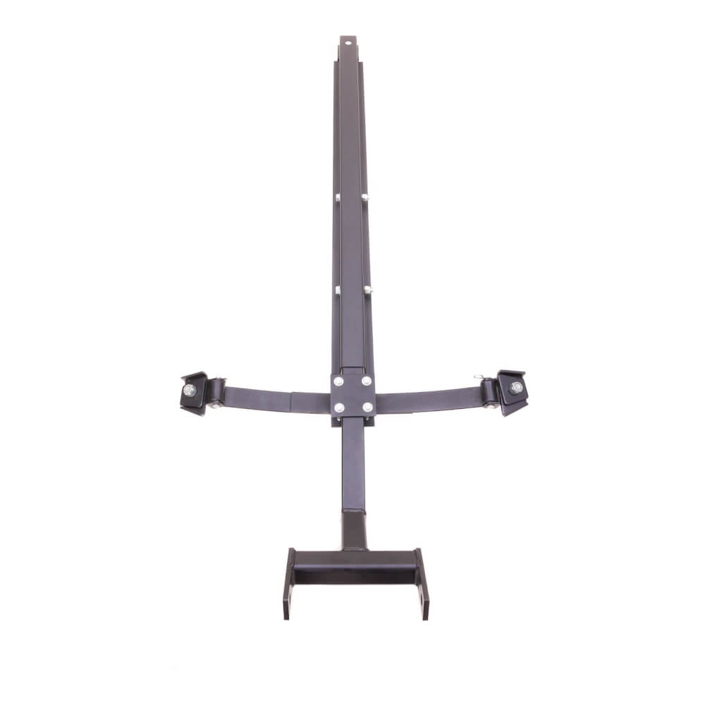 Swisher ATV Plow Mount Kit 20101 in black, front view showing durable metal construction and brackets.