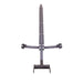 Swisher ATV Plow Mount Kit 20101 in black, front view showing durable metal construction and brackets.